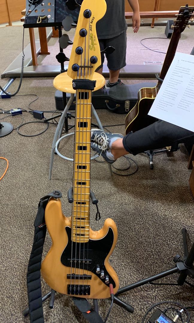 Squier jazz bass upgrades sales