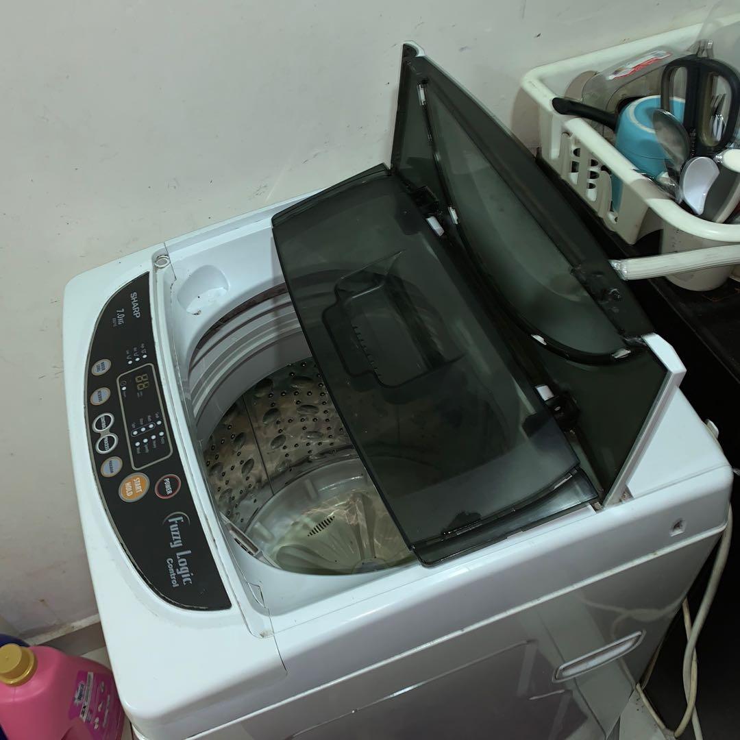 Washing Machine Sharp ESS712 Top Load 7.0 kg let go end of October