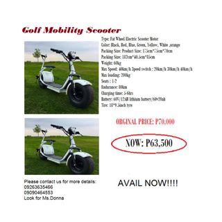 golf mobility scooter