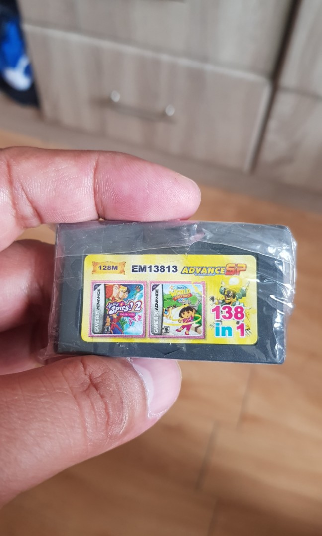 138 in 1 multigame in gameboy advance, Video Gaming, Video Games ...
