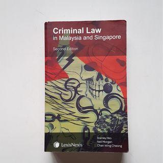 Criminal Law In Malaysia And Singapore Books Stationery Carousell Singapore