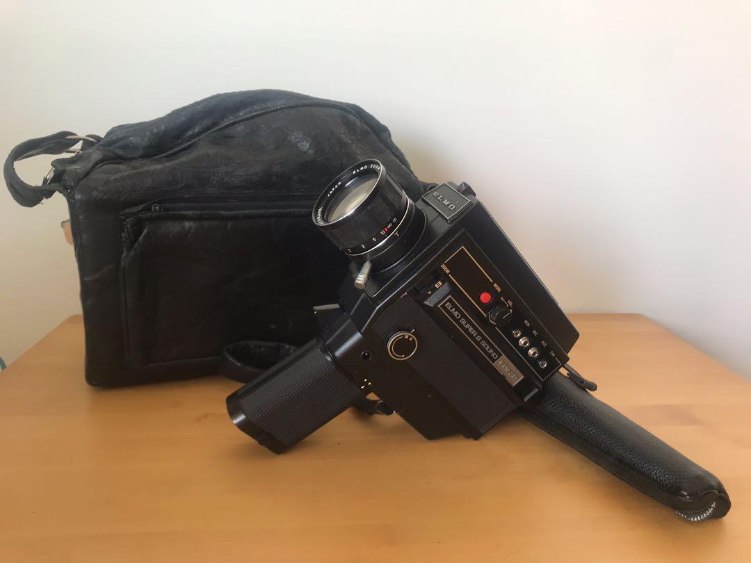 70 s vintage elmo super 8 sound 600sd video camera