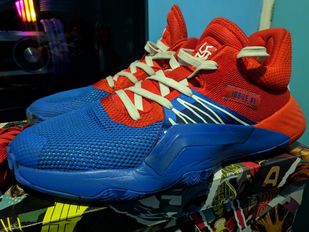 Adidas D.O.N. Issue # 1 Amazing Spiderman Mitchell) Shoes, Men's Fashion, Footwear, Sneakers on