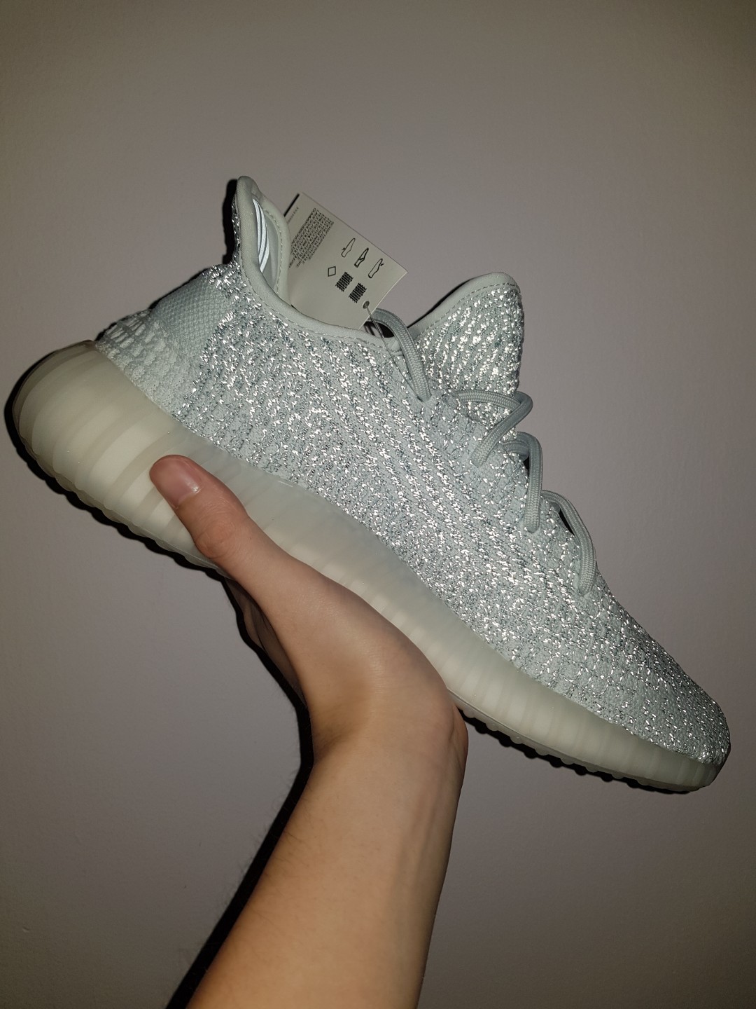 Glitter yeezys top