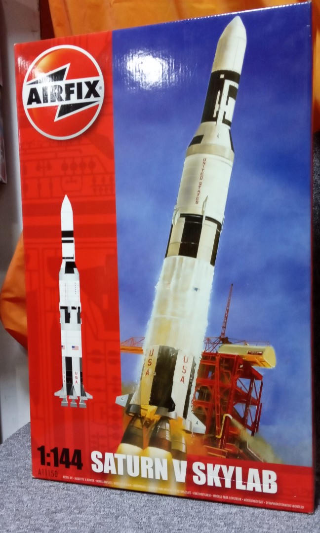 [Airfix] Saturn V Skylab 1/144 model kit, 興趣及遊戲, 玩具 & 遊戲類 Carousell