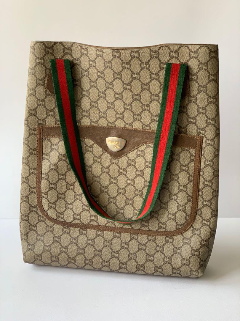 Authentic Gucci Vintage GG Plus Shopper 