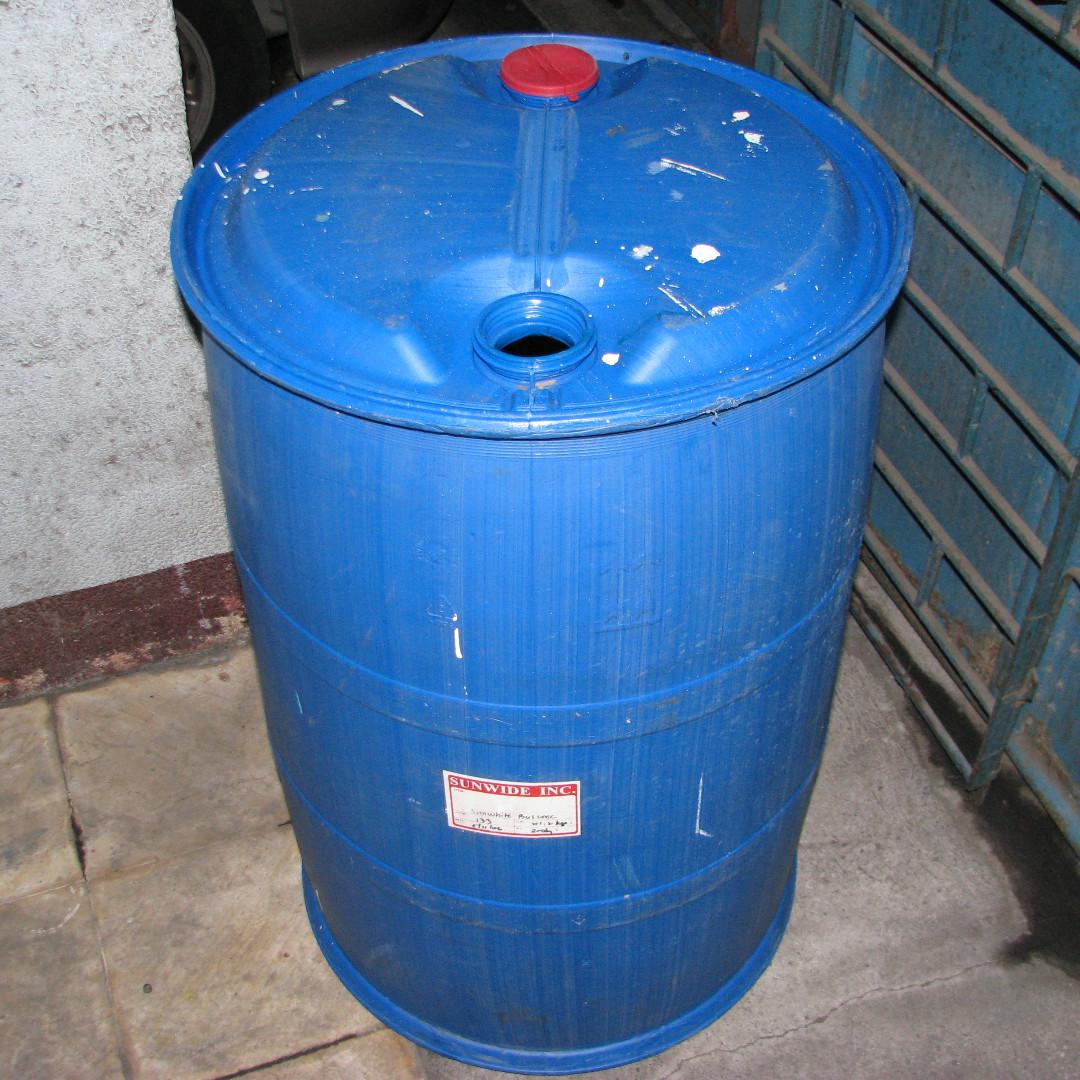 Blue Plastic Drum 200L Capacity (1 Piece Remaining), Commercial