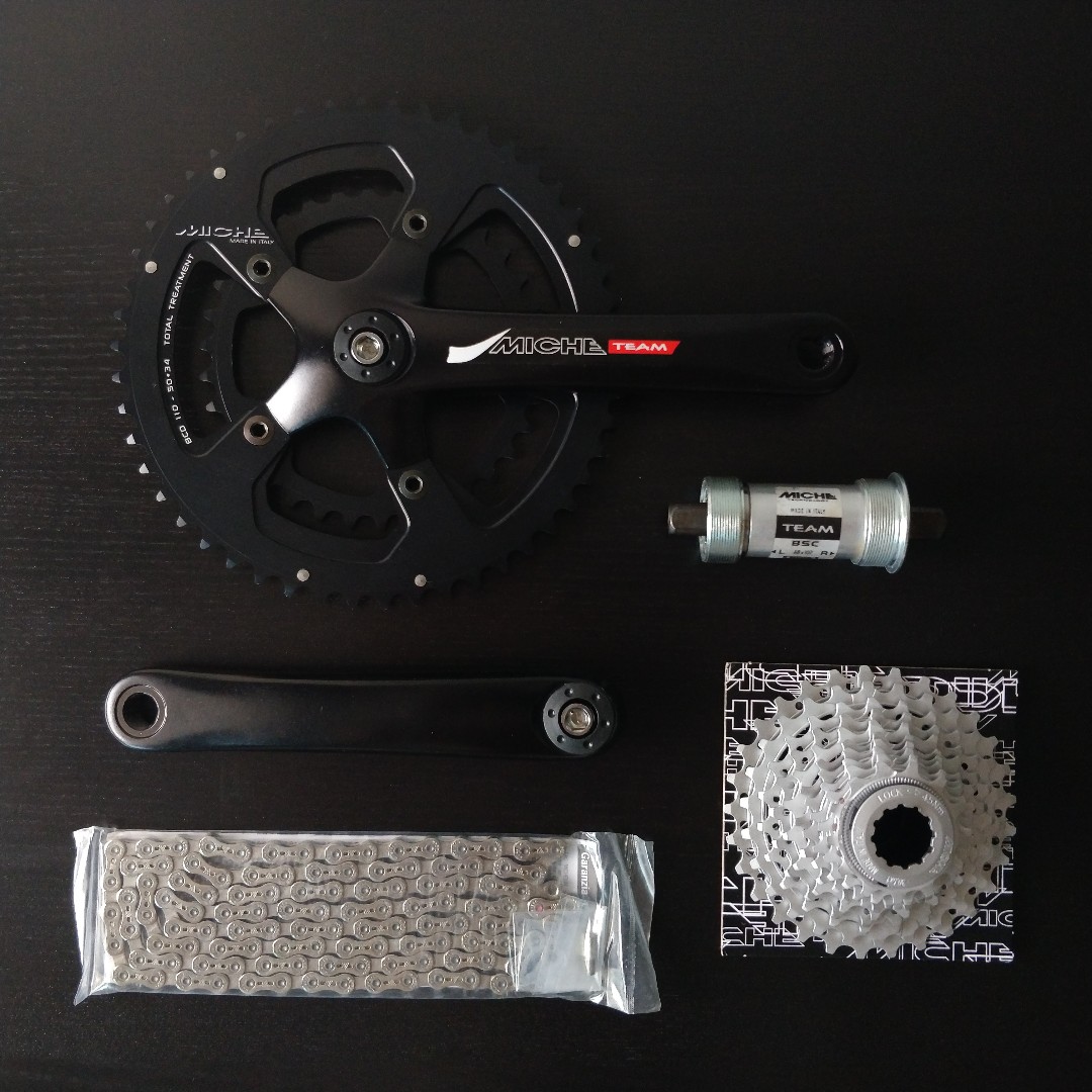 Miche team outlet compact chainset