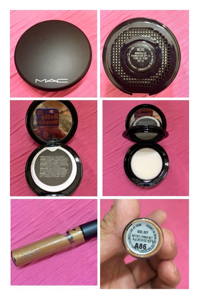 Brand new MAC (Category: Makeup) located in Quezon City. Submitted by sireng (Listing ID 254393031, Image 1). Description: Both brand new Sealed No more box Free SF within Metro Manila RFS: too many make up.