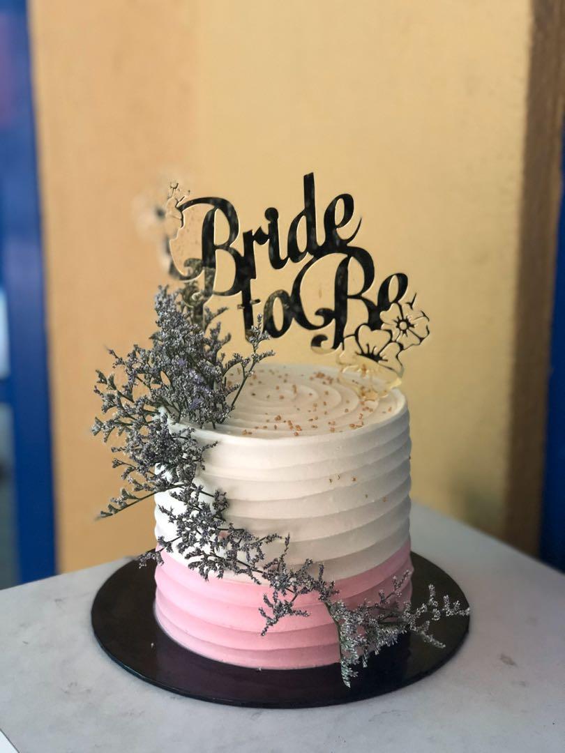 Bride To Be Cake Food Drinks Baked Goods On Carousell
