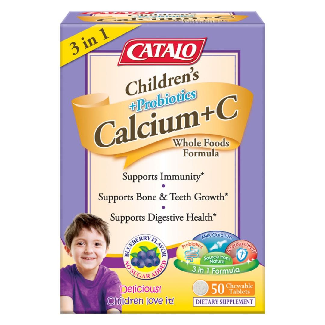 Catalo Children S Whole Foods Calcium C Active Probiotics Formula 50s Everything Else On Carousell