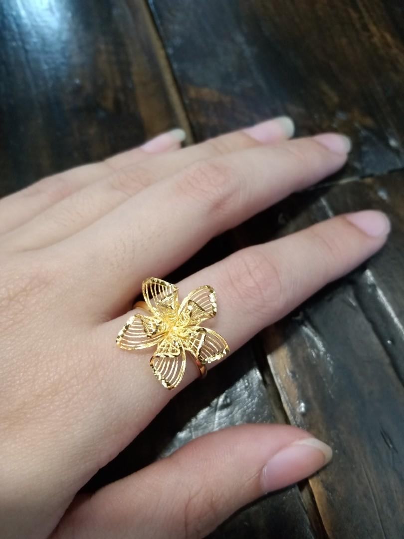 Cincin Emas Kadar 375 9 Karat Women S Fashion Women S Jewelry On