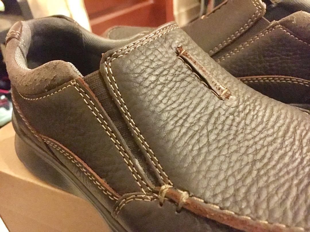 Clarks cotrell free leather slip on shoe hot sale