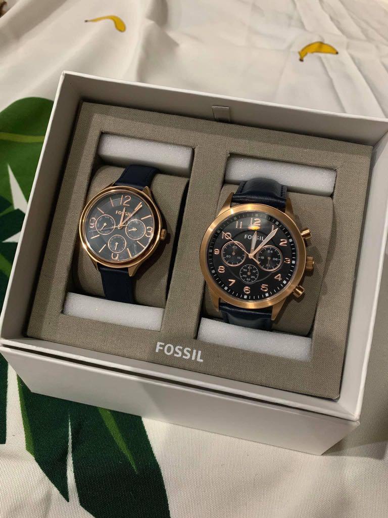 Pair fossil watch on sale
