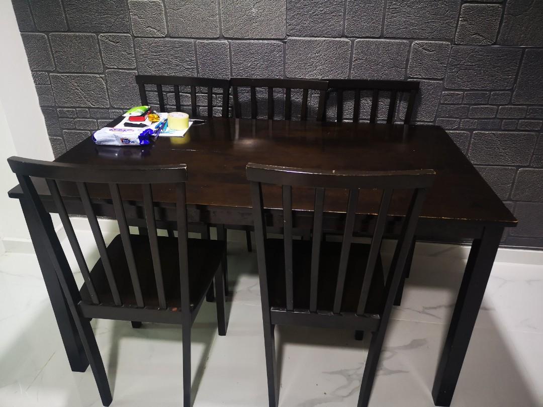 Dining Table Meja Makan Untuk Di Jual Home Furniture Furniture On Carousell