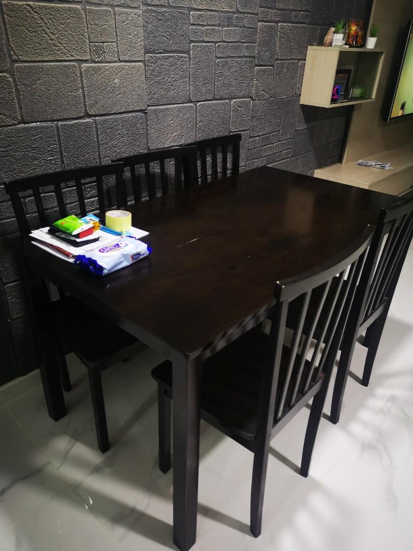 Dining Table Meja Makan Untuk Di Jual Home Furniture Furniture On Carousell