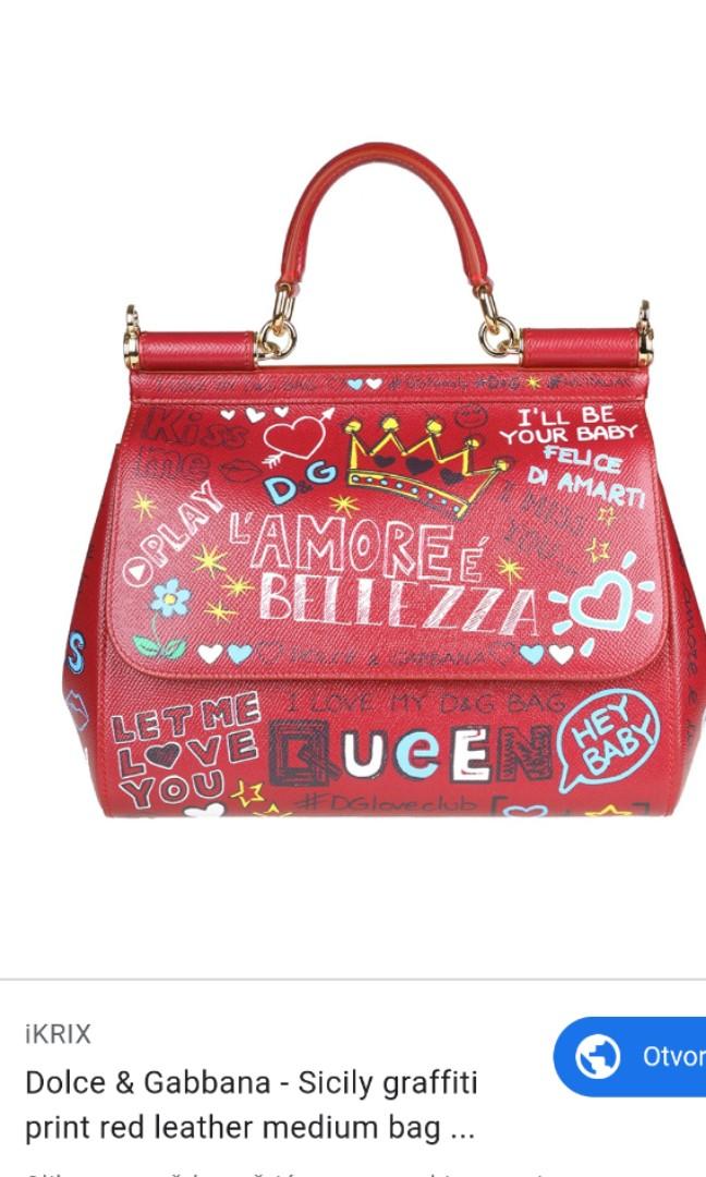 Dolce & gabbana deals graffiti bag