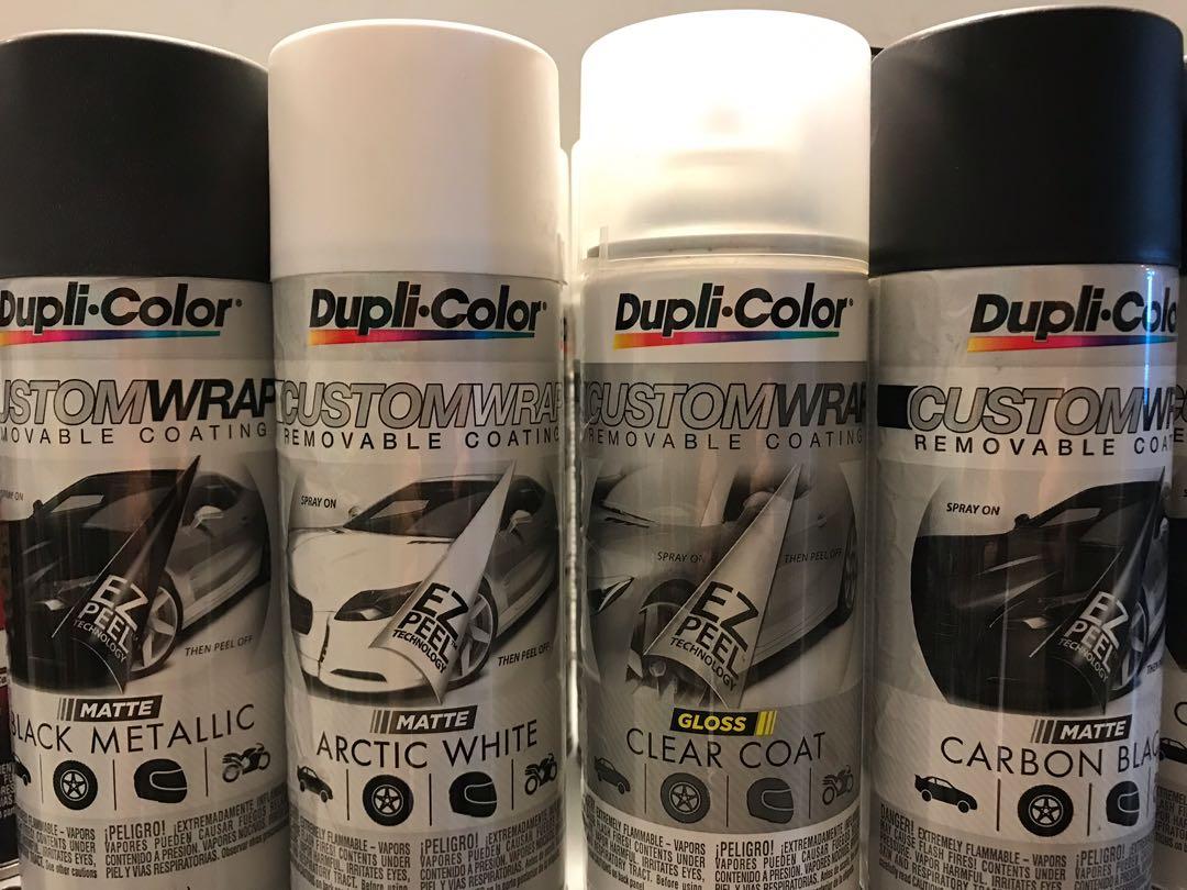 Duplicolor Custom Wrap Removable Coating, Car Accessories, Accessories
