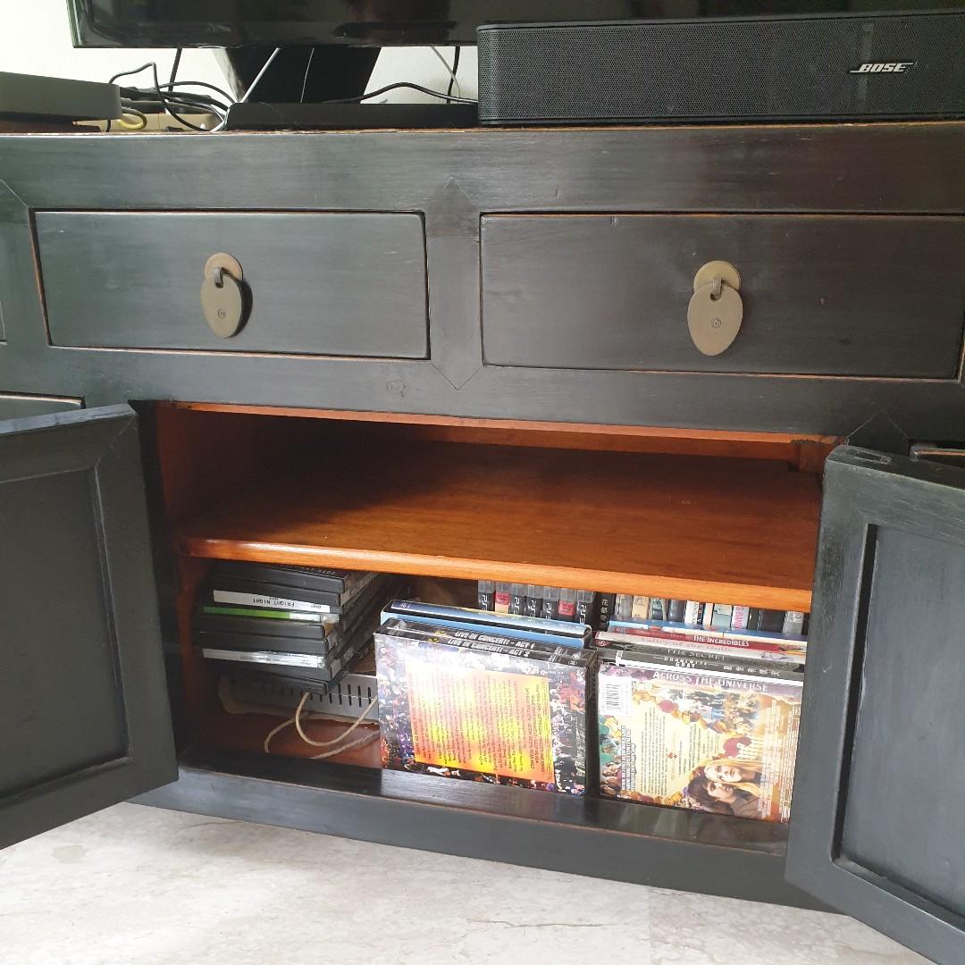 Elm Wood TV Console, Furniture & Home Living, Furniture, TV Consoles on