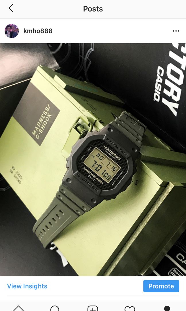Extremely rare g-Shock x Madness DW-5000MD-1 screw back G-SHOCK in wooden  box limited edition . Dw5000md1 , Sean Yue G-SHOCK , MDNS G-SHOCK , madness  gshock , CASIO , G-SHOCK, Mobile Phones