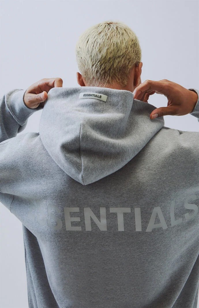 fog essentials hoodie grey