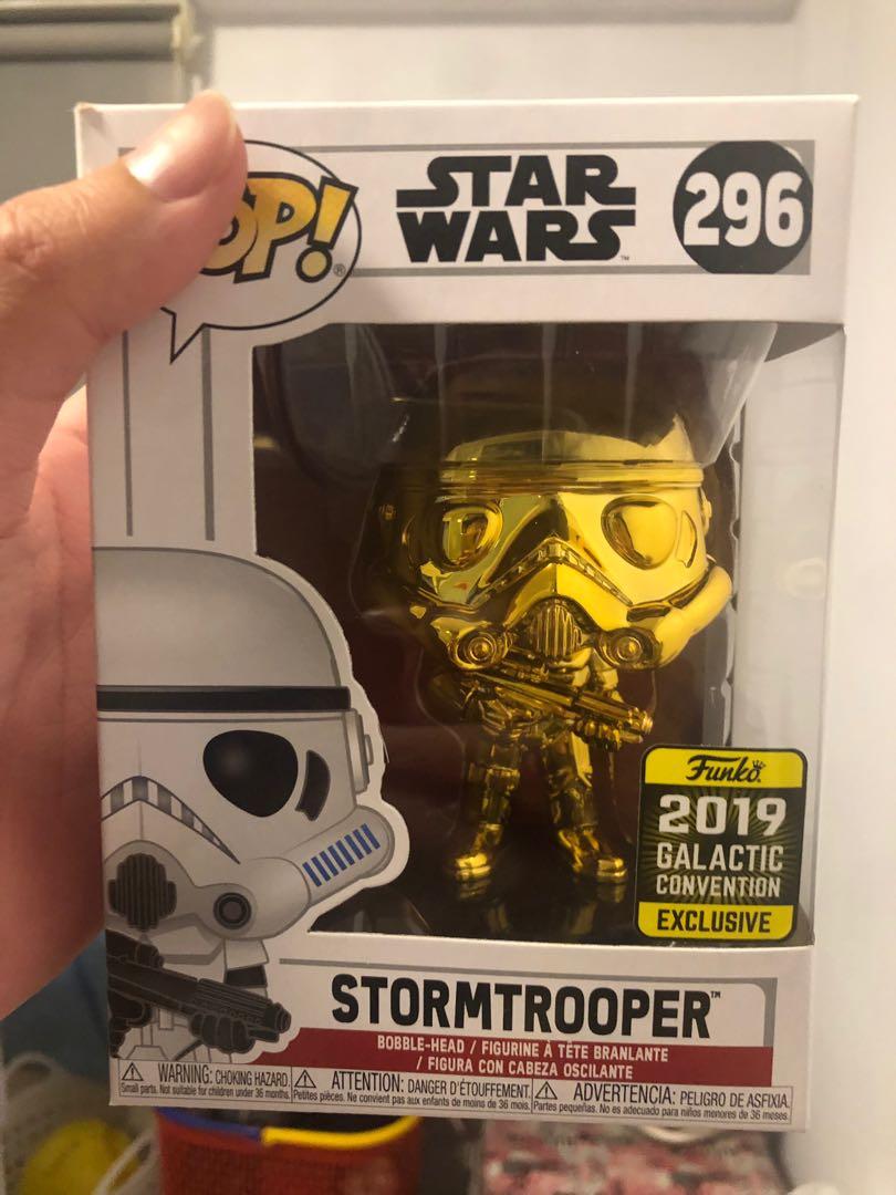 funko pop star wars gold chrome stormtrooper