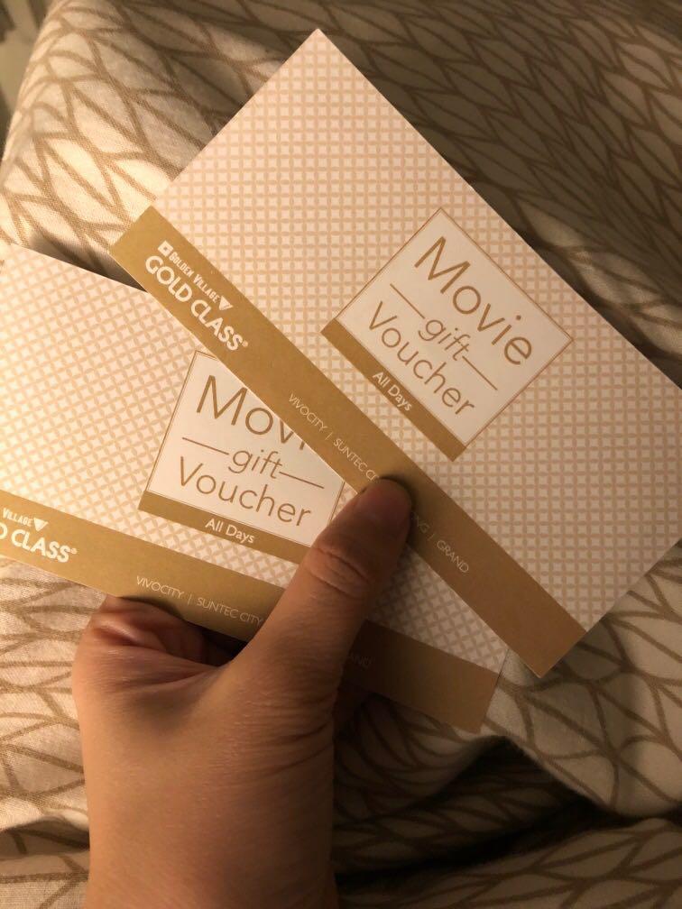 Gold Class ticket All Days 2X, Tickets & Vouchers, Vouchers on Carousell