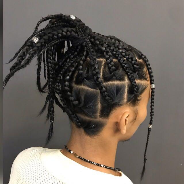 Goodhairmy Box Braids Hairstyle Men Women Streetwear Mobile