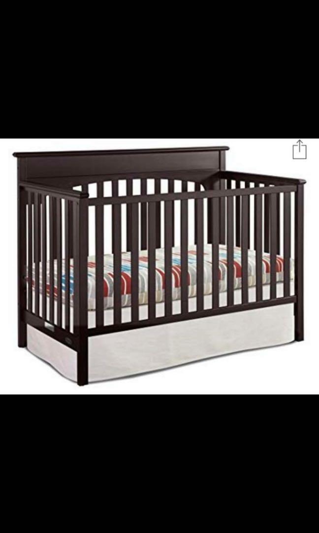 Graco Lauren4 In 1 Convertible Wooden Crib On Carousell