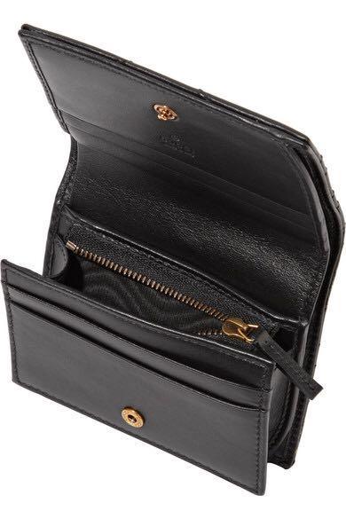 Gg marmont quilted leather wallet top