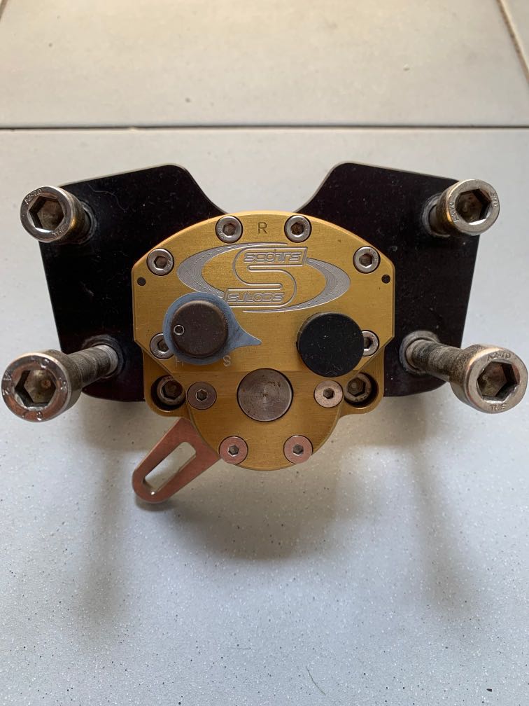 Hayabusa Scotts steering damper, Motorcycles, Motorcycle Accessories on