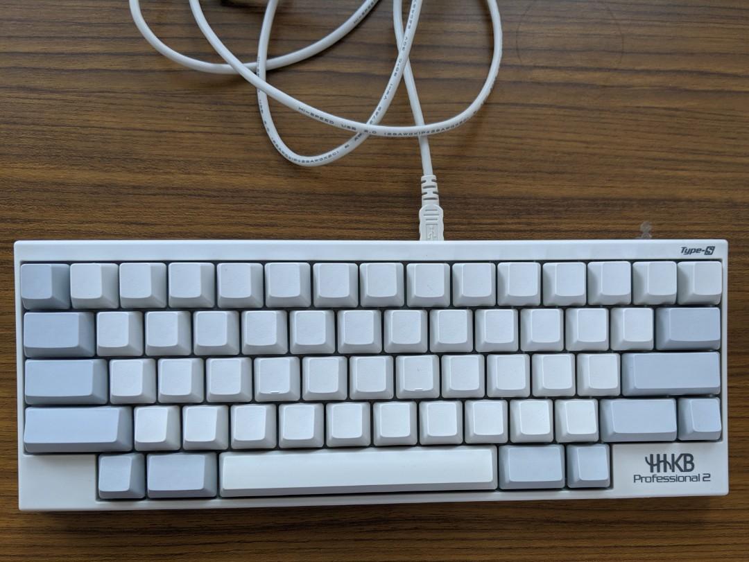 Hhkb Professional 2 Type S Keyboard With Blank Keycaps Electronics Computer Parts Accessories On Carousell