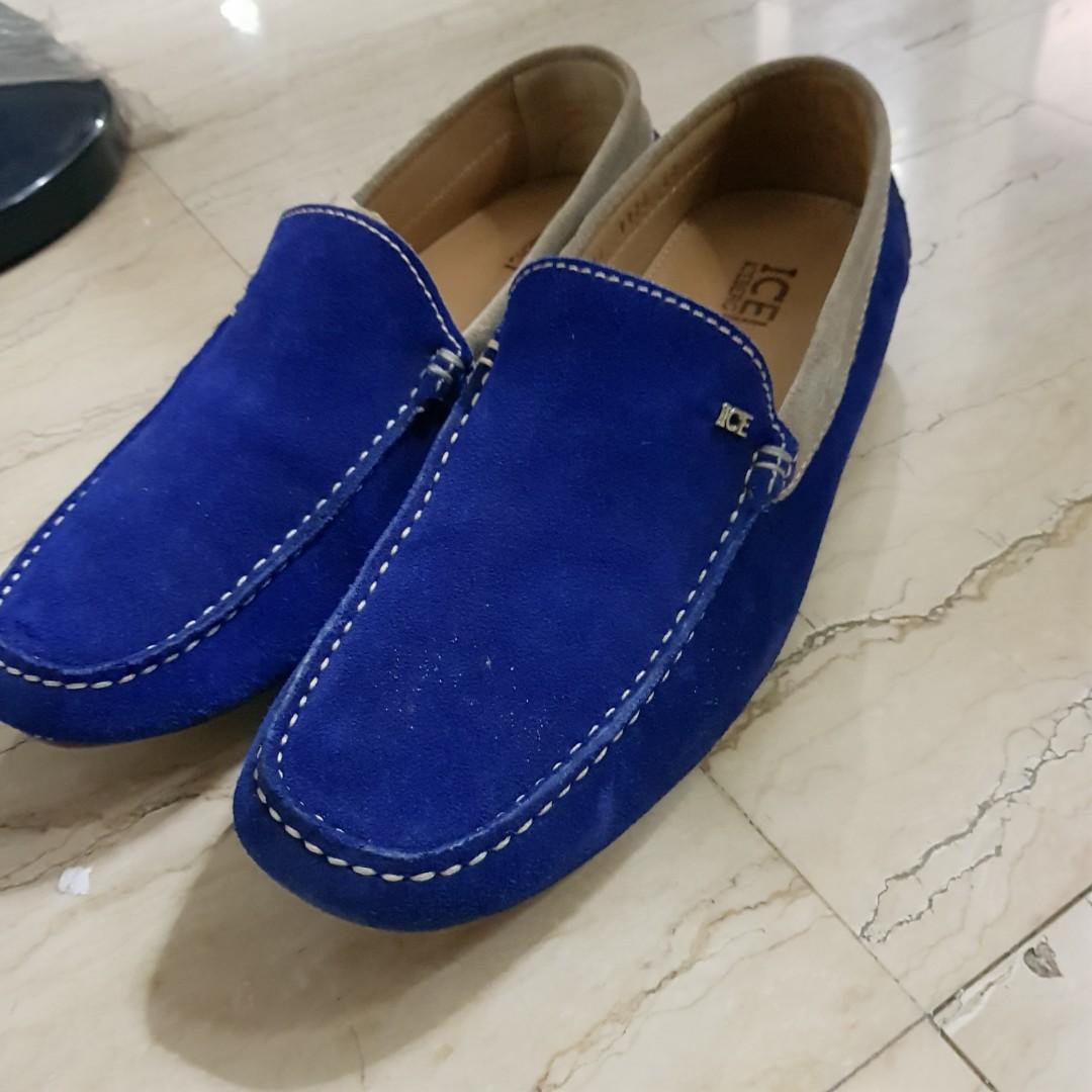 ICEBERG Suede shoes driver, Men's 