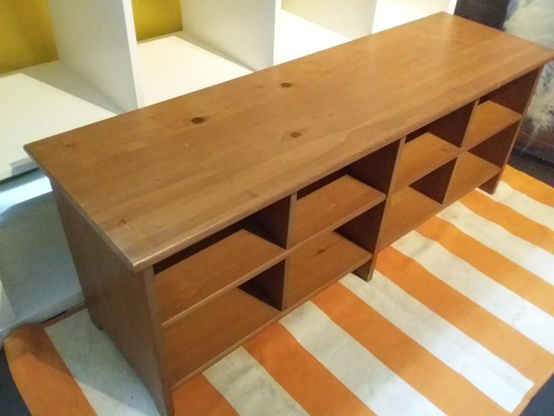 Ikea LEKSVIK tv bench, Furniture & Home Living, Furniture, TV Consoles on Carousell