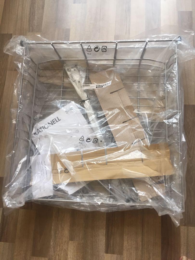 IKEA Rationell Drawer Panel For 2 Units, Furniture & Home Living ...