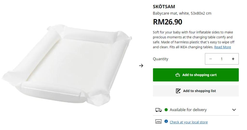 changing mat to fit ikea sniglar