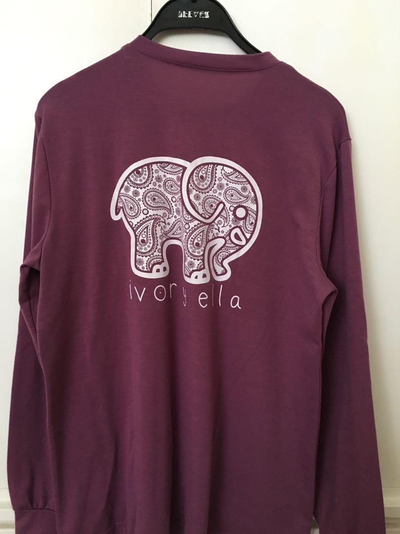 ivory ella long sleeve pullover sweatshirts