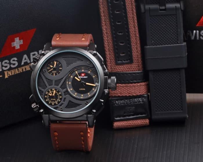 JAM TANGAN SWISS ARMY INFANTRY Fesyen Pria Jam Tangan di Carousell