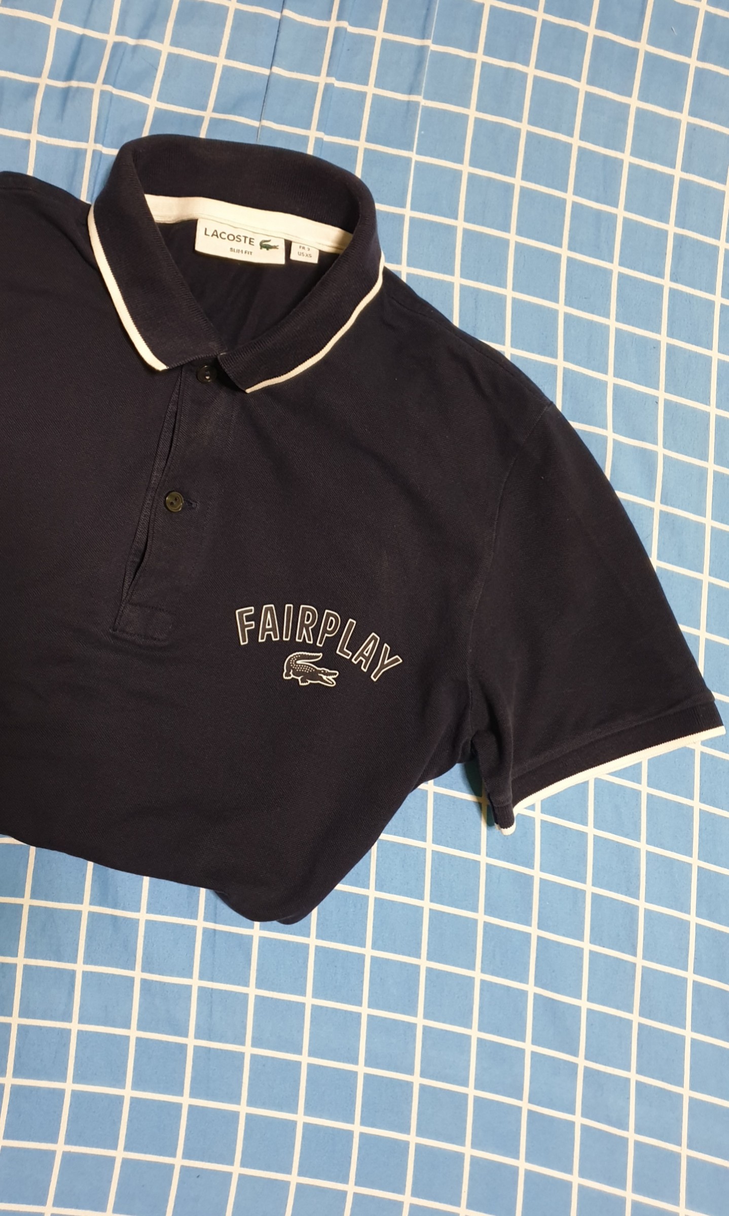 Lacoste Fairplay slimfit polo, Fashion, Tops & Tshirts & Polo Shirts on Carousell