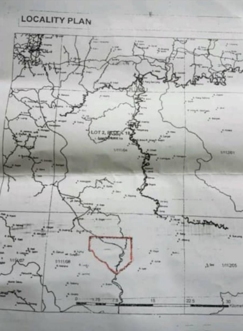 LAND FOR OIL PALM PLANTATION, at Sarawak . 12,500 acres, Property, For