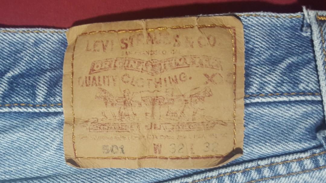 size 32 levis