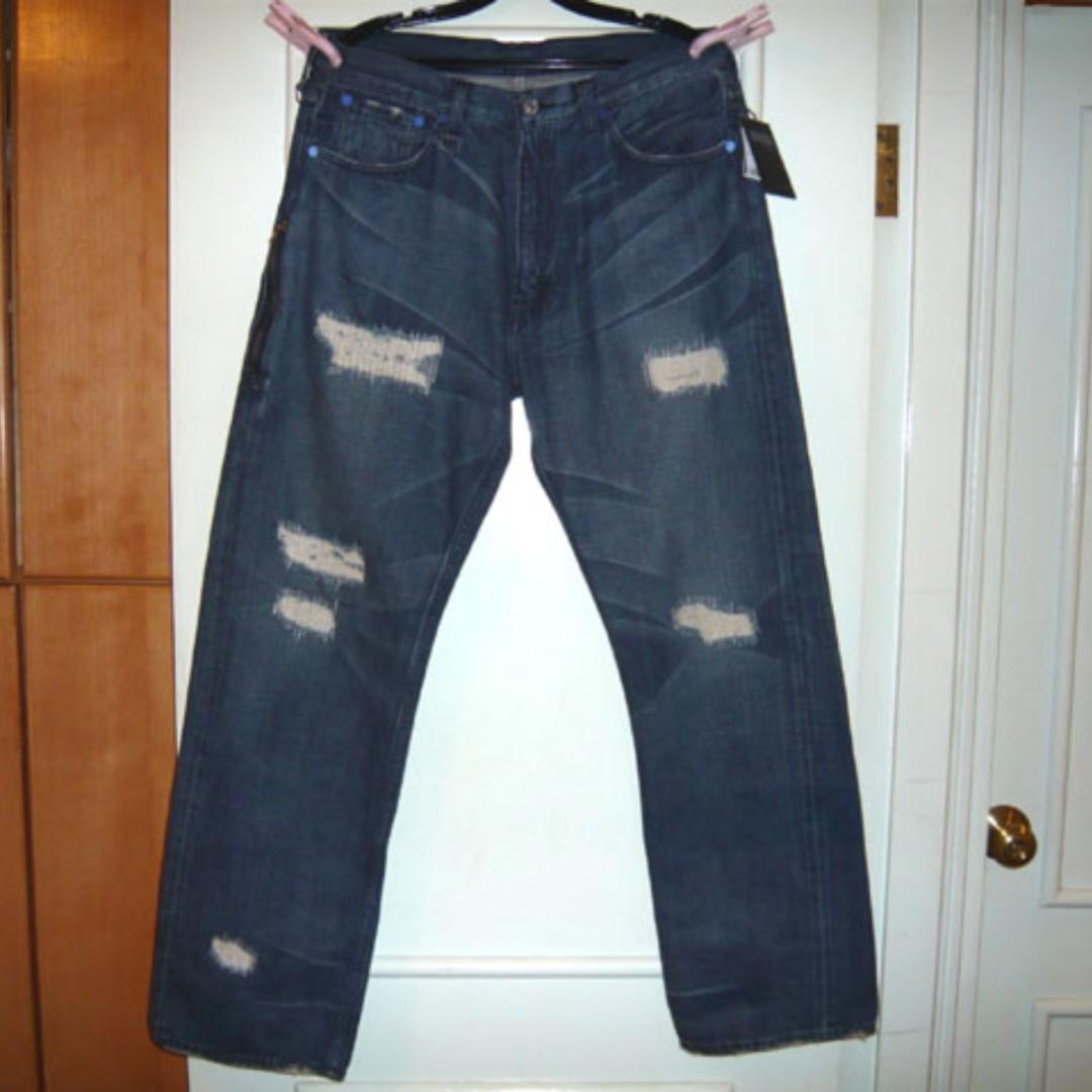 LEVIS FENOM FRAGMENT 207 BLUE GRADATION CRUSH 6 LVC NBHD OW, 男裝