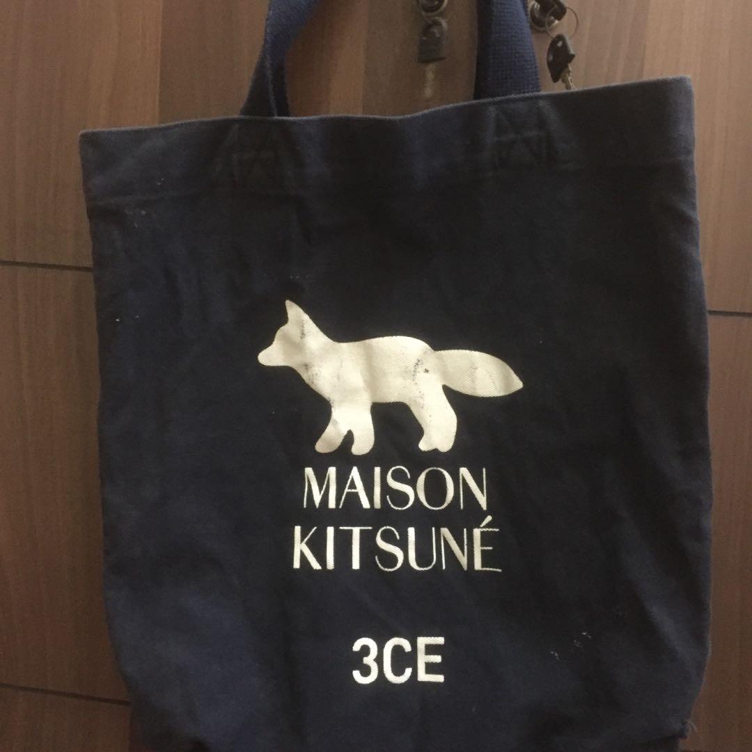 Maison Kitsune Tote Bag Fesyen Wanita Tas Dompet Di Carousell