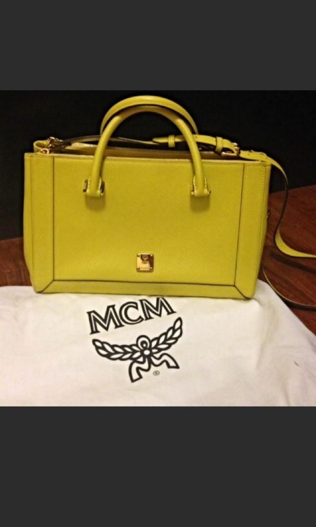 Mcm hotsell saffiano bag