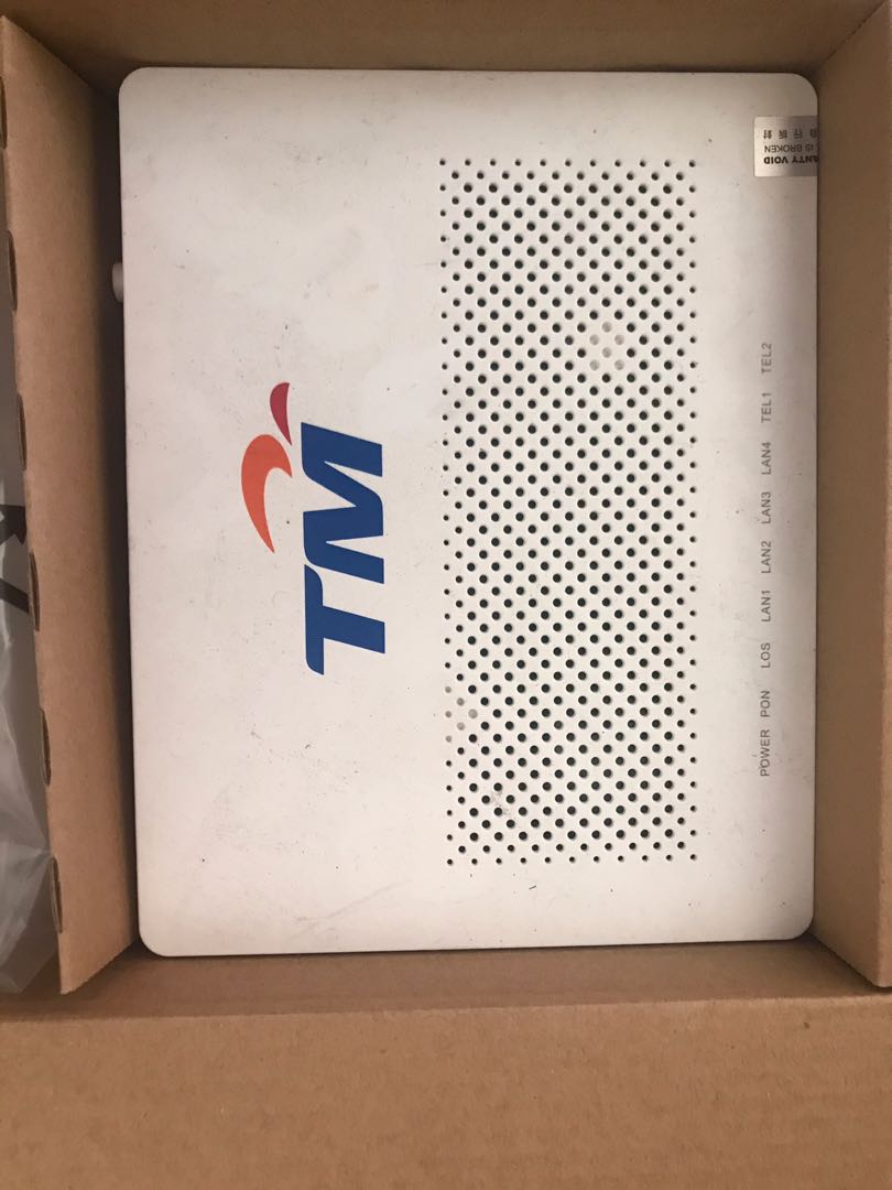 Modem + Router Unifi Fiber Optic TM Unifi, Computers & Tech, Parts