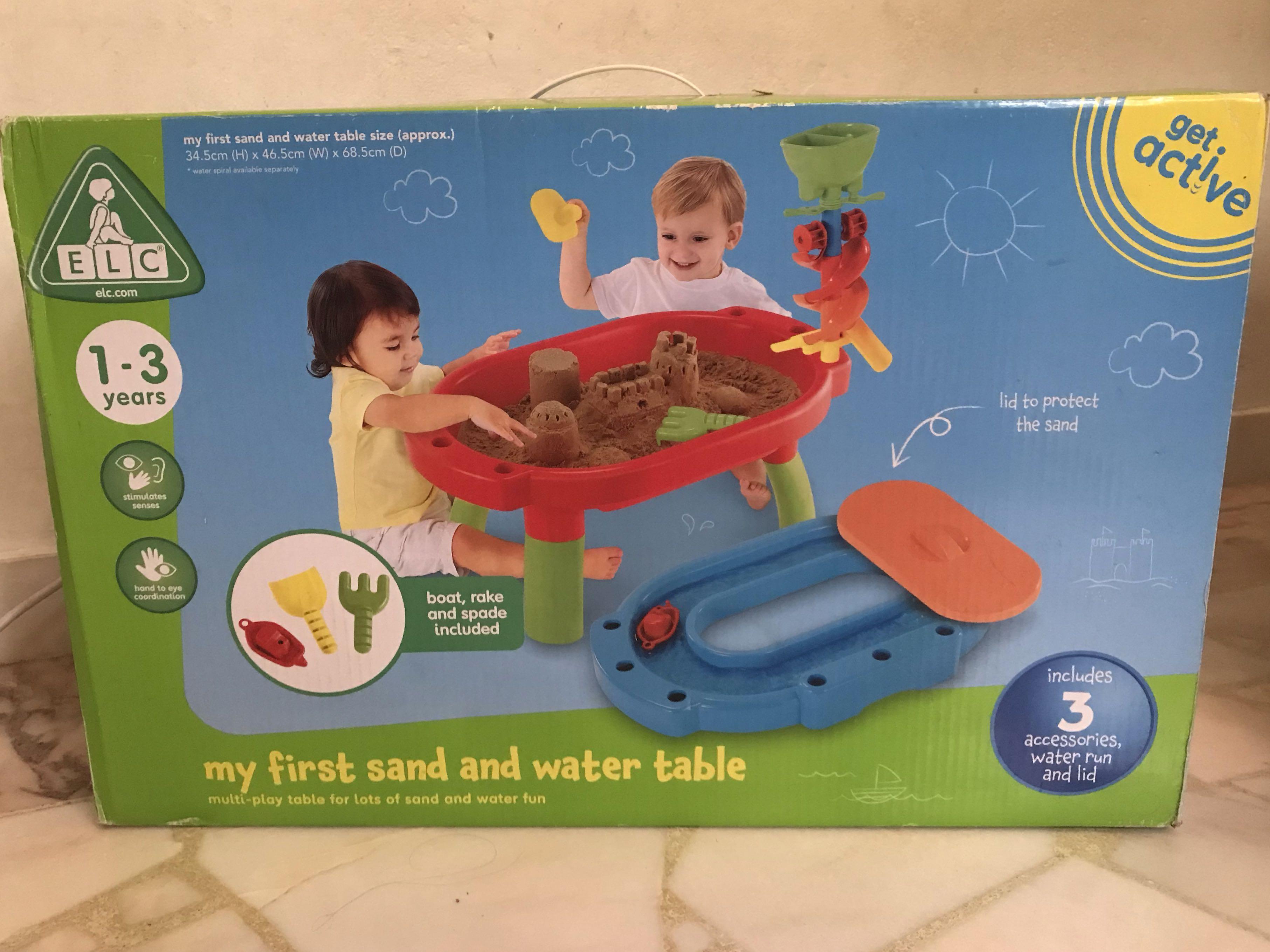 my first sand and water table