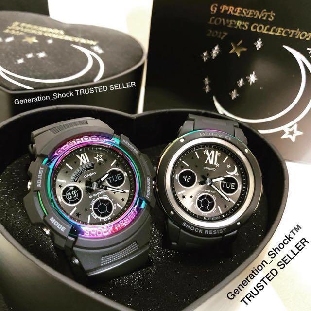 New Limited Edition Couple Set Baby Gshock 100 Original Authentic Casio Baby G Shock Lov 17b 1adr Lov17b 1a Luxury Watches On Carousell