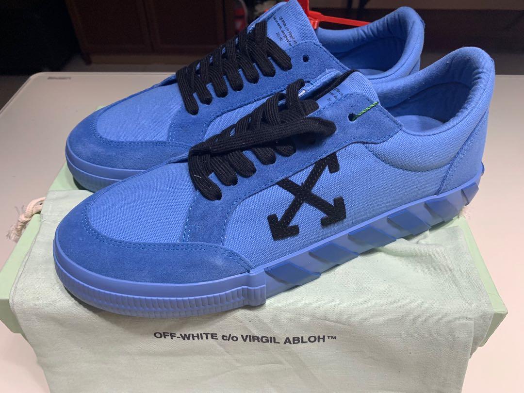 Off-White c/o Virgil Abloh Vulc Low Blue Canvas Fw19 for Men