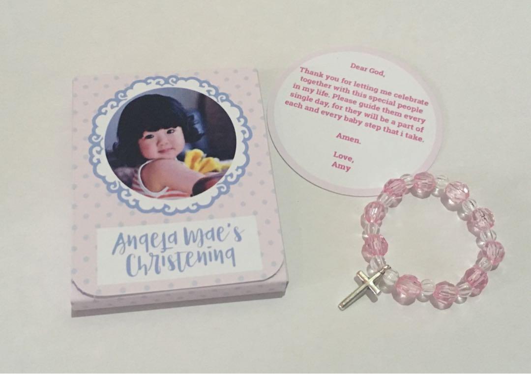 rosary for baby girl baptism
