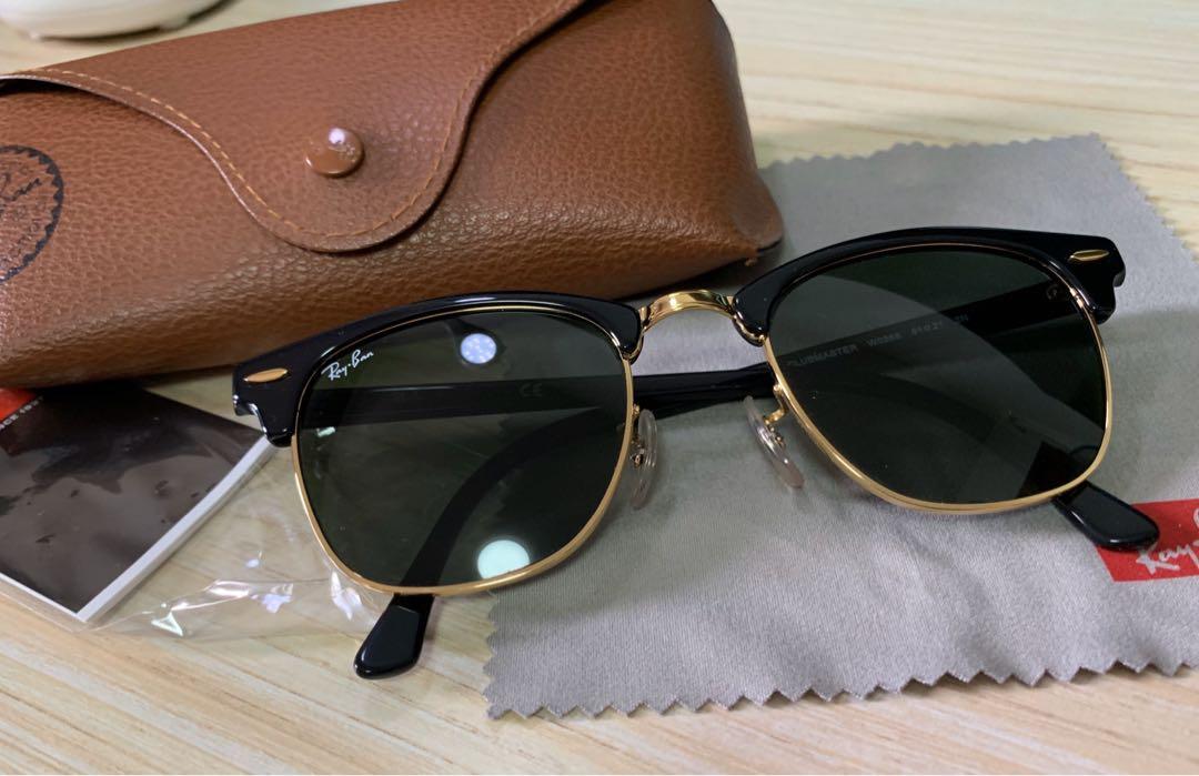 Ray Ban Clubmaster Classic Women S Fashion Watches Accessories Sunglasses Eyewear On Carousell